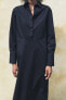 ZW COLLECTION POPLIN SHIRT DRESS