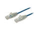 Фото #1 товара StarTech.com 0.5 m CAT6 Cable - Slim - Snagless RJ45 Connectors - Blue - 0.5 m - Cat6 - U/UTP (UTP) - RJ-45 - RJ-45
