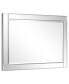 Фото #4 товара Moderno Beveled Rectangle Wall Mirror, 40" x 30" x 1.18"