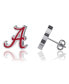 Фото #1 товара Women's Alabama Crimson Tide Enamel Post Earrings