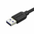 Универсальный кабель USB-MicroUSB Startech USB3AU2MLS Чёрный