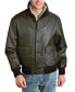 Men A-1 Leather Flight Bomber Jacket 2XL - фото #1