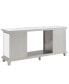 Lita Mirrored Electric Fireplace