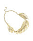 ფოტო #1 პროდუქტის Women's Green Leaf Collar Necklace