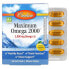 Фото #1 товара Carlson, Maximum Omega 2000, натуральный лимонный вкус, 1000 мг, 30 мягких таблеток