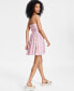 ფოტო #2 პროდუქტის Juniors' V-Waist Mini Dress