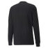 Puma Run It Back Graphic Crew Neck Long Sleeve T-Shirt Mens Black Casual Tops 53