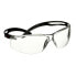 Фото #3 товара Защитные очки 3M SF501SGAF-BLK - для сборки - для строительных и отделочных работ - для работы с пылью - для шлифовки - для точения/резки - унисекс - черные - прозрачные - из поликарбоната (PC)
