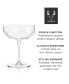 Фото #3 товара Raye Faceted Crystal Coupe, Set of 2, 7 Oz