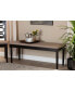 Giovanni Modern and Contemporary Fabric Upholstered Dining Bench