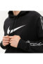 Фото #4 товара Толстовка мужская Nike Sportswear Repeat Fleece Erkek Siyah Kapüşonlu Sweatshirt