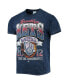 Men's '47 Navy Brooklyn Nets 75Th Anniversary City Edition Mineral Wash Vintage-Look Tubular T-shirt