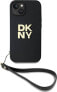 Фото #2 товара DKNY DKNY Wrist Strap Stock Logo - Etui iPhone 14 / 15 / 13 (czarny)