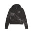 Puma Power Cat Marbleized Pullover Hoodie Womens Black Casual Outerwear 67720501