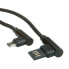 ROLINE 11.02.8720 - 0.8 m - USB A - Micro-USB B - USB 2.0 - 480 Mbit/s - Black
