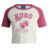 HUGO Dana 10258980 BLUE short sleeve T-shirt