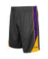 Men's Charcoal LSU Tigers Turnover Shorts Черный, M - фото #1