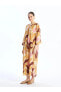 Фото #2 товара LCW Modest V Yaka Desenli Oversize Kadın Elbise