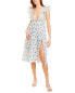 Фото #1 товара Платье безрукавчатое Ash & Eden Santi MIDI для женщин белого цвета M