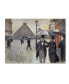 Фото #1 товара Gustave Caillebotte 'Rainy Day in Paris' Canvas Art - 19" x 14" x 2"