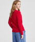 Фото #3 товара 100% Cashmere Women's V-Neck Long-Sleeve Sweater, Regular & Petites, Created for Macy's