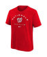 Big Boys Red Washington Nationals Authentic Collection Early Work Tri-Blend Performance T-shirt