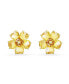 ფოტო #1 პროდუქტის Crystal Flower Florere Stud Earrings