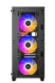 Фото #4 товара Deepcool CC560 ARGB - Midi Tower - PC - Black - ATX - Micro-ITX - Mini-ITX - Acrylonitrile butadiene styrene (ABS) - SPCC - Tempered glass - 16.3 cm