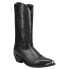 Фото #2 товара Laredo Atlanta Croc Pointed Toe Cowboy Mens Black Dress Boots 68085