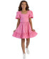 ფოტო #1 პროდუქტის Big Girls Cotton Sweetheart-Neck Dress