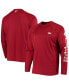 ფოტო #1 პროდუქტის Men's PFG Cardinal Arkansas Razorbacks Terminal Tackle Omni-Shade Long Sleeve T-shirt