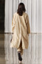 Zw collection flowing faded trench coat