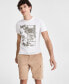 Фото #1 товара Men's Tropical Graphic Short-Sleeve T-Shirt