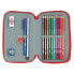 SAFTA Atletico Madrid Home 20/21 Small Double Filled 28 Units Pencil Case