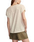 Фото #2 товара Women's Schiffly Embroidered Dolman-Sleeve Top