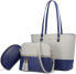 LOVEVOOK Women’s Handbag, Shoulder Bag, Carrying Bag, Women’s Large, Elegant Designer Bag with Handle, 3-Piece Set, beige, Contemporary