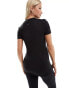 Nike One Training maternity t-shirt in black