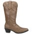 Roper Brooklyn Round Toe Cowboy Womens Beige Dress Boots 09-021-1556-0733