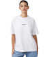 ფოტო #1 პროდუქტის Women's The Premium Boxy Graphic T-shirt