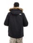 Фото #2 товара The North Face Zaneck faux fur hooded parka in black