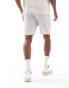 Selected Homme shorts in all over print in cream and navy