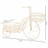 Flower Pot Stand Alexandra House Living White Metal Iron Bicycle 30 x 61 x 55 cm