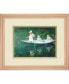 Фото #1 товара The Boat at Giverny by Claude Monet Framed Print Wall Art, 34" x 40"