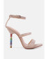 ფოტო #1 პროდუქტის Women's Lawsuit Ankle Strap Fantasy Heel Sandals