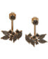 ფოტო #1 პროდუქტის Gold-Tone Pavé & Crackled Stone Floater Earrings