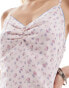 Daisy Street vintage ditsy cami midaxi dress in light pink