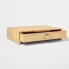Wooden Monitor Stand with Drawer Naturals - Threshold