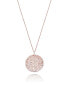 Fitting bronze necklace with Chic crystals 75040C01012