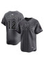 Men's Graphite Francisco Lindor New York Mets 2024 City Connect Limited Player Jersey Charcoal/Graphite, M - фото #1