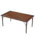 Фото #3 товара Rectangular Wood Dining Table for Kitchen & Dining Room